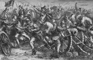 Angreb på Leith, c1560, c1880 af Unbekannt