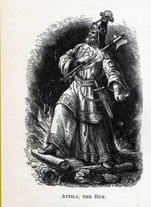 Hunneren Attila, 1882 af Unbekannt