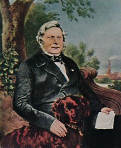 August Borsig 1804-1854. - Maleri af Kruger, 1934. af Unbekannt