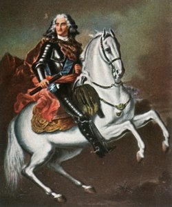 Augustus II den Stærke, 1718, 1936. af Unbekannt