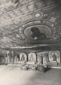 Fra klippetemplerne i Dambulla, 1926 af Unbekannt