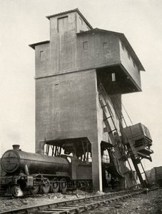 Automatisk kuling på Hornsey Station, Middlesex, 1935. af Unbekannt