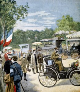 Automobilpålidelighedsforsøg mellem Paris og Rouen, sponsoreret af Le Petit Journal, 1894 af Unbekannt