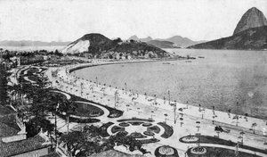 Avenida Beira-Mar, Botafogo, Rio de Janeiro, begyndelsen af ​​det 20. århundrede af Unbekannt