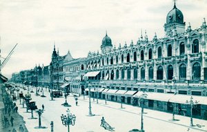 Avenida Central, Rio de Janeiro, Brasilien, omkring 1900-tallet af Unbekannt
