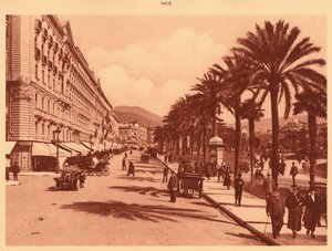 Avenue of Verdun, Nice, 1930. af Unbekannt