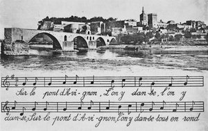 Avignon. - St-Benezet-broen, c1925 af Unbekannt