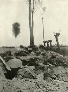 Afventer angrebet, 1919. af Unbekannt