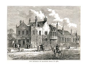 Bagnigge Wells, 1780 af Unbekannt