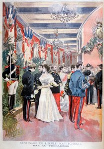 Bal, der fejrer et århundrede af den polytekniske skole, Trocadero, Paris, 1894 af Unbekannt