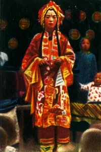 Balladensänger, China, ca. 1928 von Unbekannt