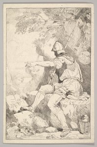 Banditti tager sin post, slutningen af det 18. århundrede. af Unbekannt