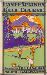Banff Springs Golf Course, scorekort, c1925 af Unbekannt