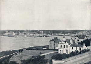 Bangor - The Town and the Bay, fra Mornington Park, Princeton, 1895 af Unbekannt