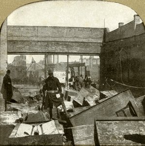 Bankbokse bliver bevogtet, 1906. af Unbekannt
