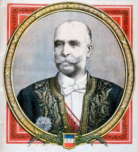 Baron de Courcel, den franske ambassadør i London, 1894 af Unbekannt