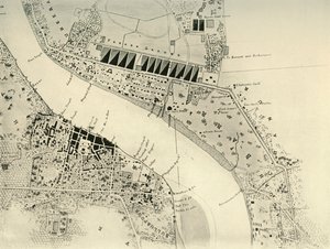 Barrackpore Park and Cantonment, 1841, 1925. af Unbekannt