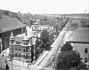 Barrington Street, Halifax, Nova Scotia, Canada, c1900. af Unbekannt