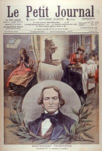 Barthelemy Thimonnier, fransk opfinder fra det 19. århundrede, [1907] af Unbekannt