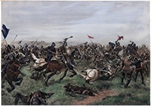 Slaget ved Agincourt, 25. oktober 1415 af Unbekannt