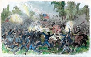 Slaget ved Bakers Creek, Mississippi, amerikansk borgerkrig, 16. maj 1863 af Unbekannt