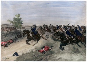 Slaget ved Blenheim, 13. august 1704 af Unbekannt