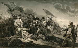 Slaget ved Bunker Hill, 1877. af Unbekannt