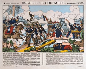 Slaget ved Coulmiers, fransk-preussisk krig, 9. november 1870 af Unbekannt
