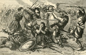 Slaget ved Cunaxa, 1890. af Unbekannt