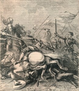 Slaget ved Flodden, 1513, c1910 af Unbekannt