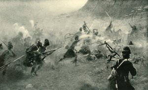 Slaget ved Kandahar - The 92nd Are To Take The Guns, 1901. af Unbekannt