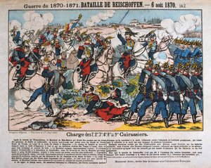 Slaget ved Reichshoffen, fransk-preussisk krig, 6. august 1870 af Unbekannt