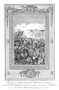 Slaget ved Boyne, 1690 af Unbekannt