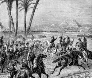 Slaget ved pyramiderne, 21. juli 1798 1882-1884 af Unbekannt