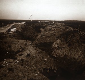 Battlefield, Craonne, Nordfrankrig, c1914-c1918 af Unbekannt