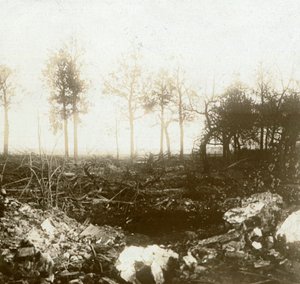 Battlefield, Roeselare, Flandern, Belgien, c1914-c1918 af Unbekannt