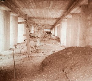 Bajonetgrav, Verdun, Nordfrankrig, c1916-c1918. af Unbekannt
