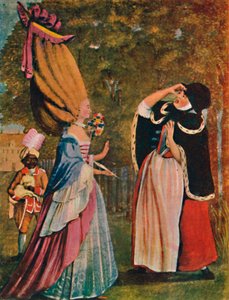 Bliv ikke overrasket, kære mor! Det er virkelig din datter Anne, 1700-tallet 1904 af Unbekannt