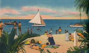 Stranden ved Pradomar. 20 minutter fra Barranquilla, c1940