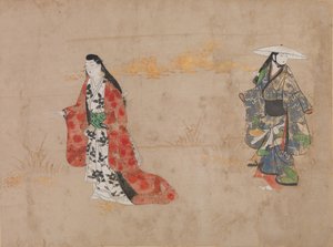 Skønheder og unge galanter, 1600-tallet. af Unbekannt