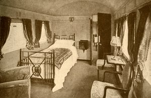 Soveværelse, Kings Saloon, London og North Eastern Railway, 1930. af Unbekannt