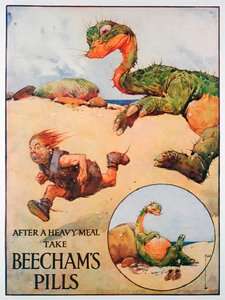 Beechams Pills-annonce, 1914 af Unbekannt