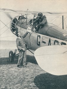 Før den første flyvning over Mount Everest, 1933 c1937 af Unbekannt