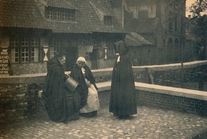 Bag Gruuthuse. Typer af Brugge, c1910 af Unbekannt