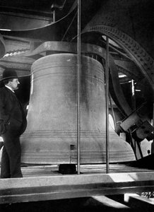 Klokke i Big Ben-tårnet, Palace of Westminster, London, c1905 af Unbekannt