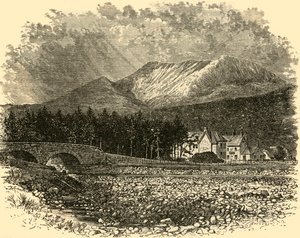 Ben Bay og Kinlochewe Hotel, 1898. af Unbekannt