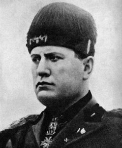 Benito Mussolini 1883-1945, italiensk fascistisk diktator, 1922 1936 af Unbekannt