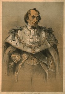 Benjamin Disraeli, c1870. af Unbekannt