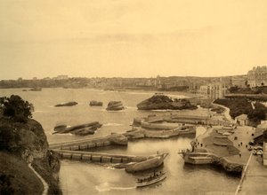 Biarritz - Fiskernes Havn, c1930. af Unbekannt