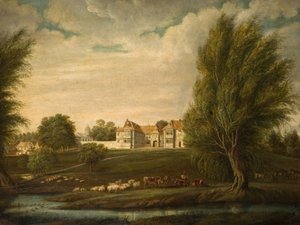 Birdingbury Hall, Warwickshire, 1800. af Unbekannt